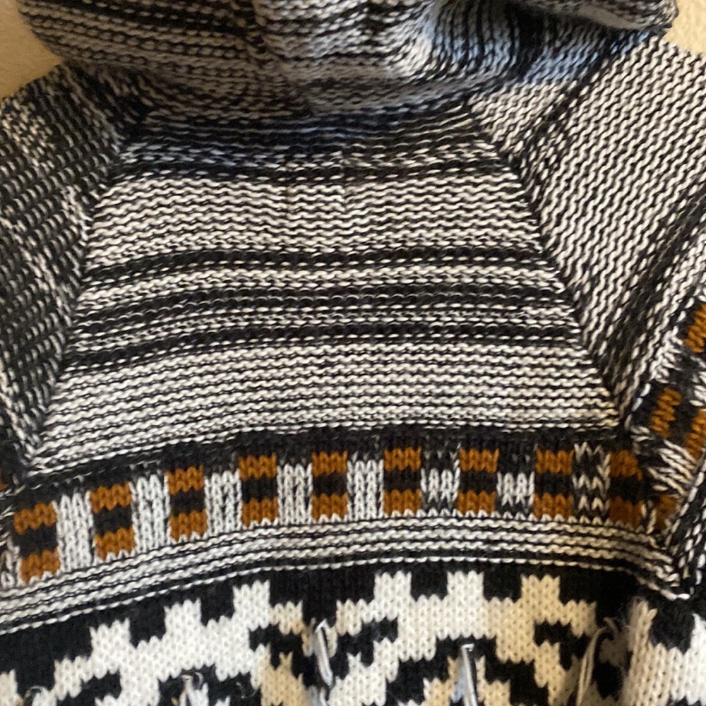 Volcom Stone Row Fringe Zip Up Jacket Size M/L - image 8